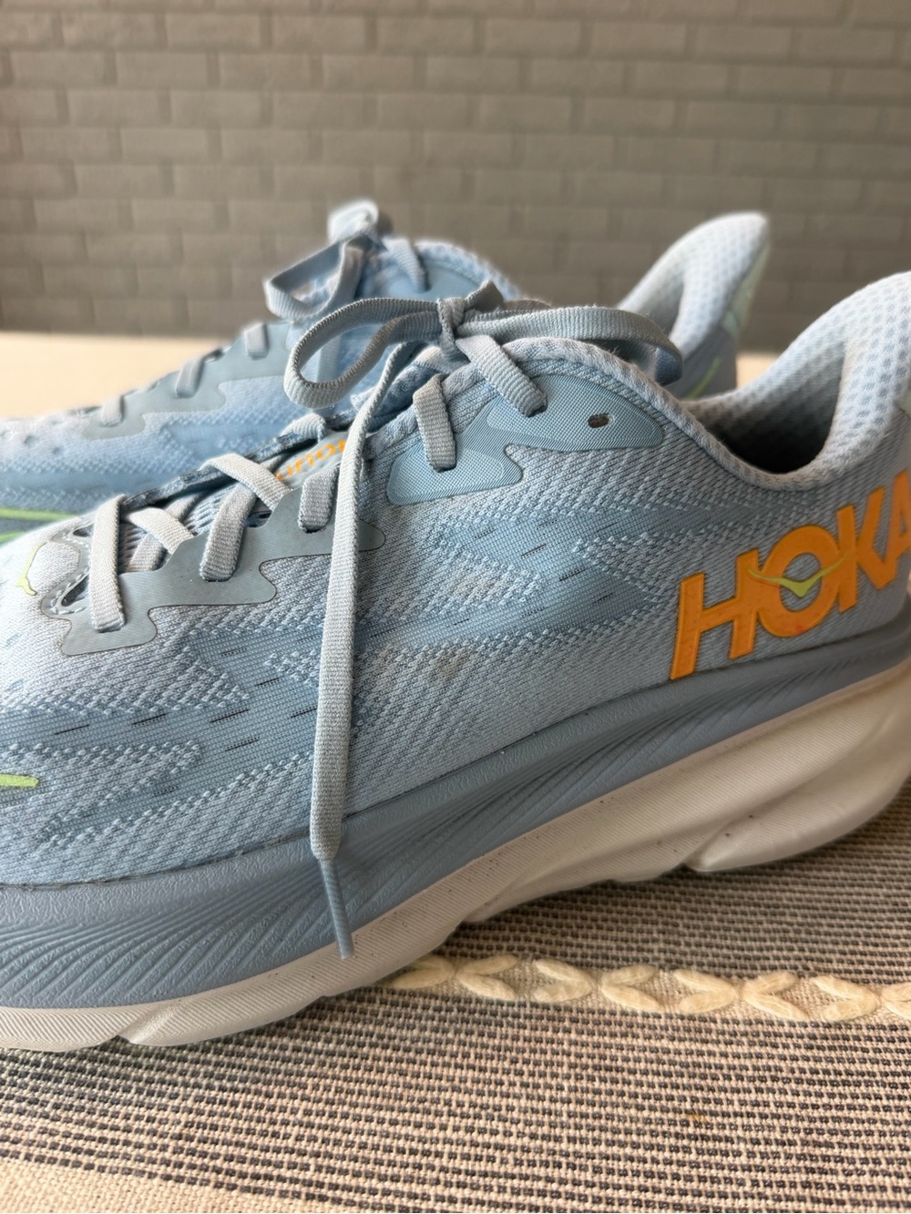Hoka Clifton 9 Dusk Blue Men’s Athletic Shoes Size 11 - Picture 7 of 9